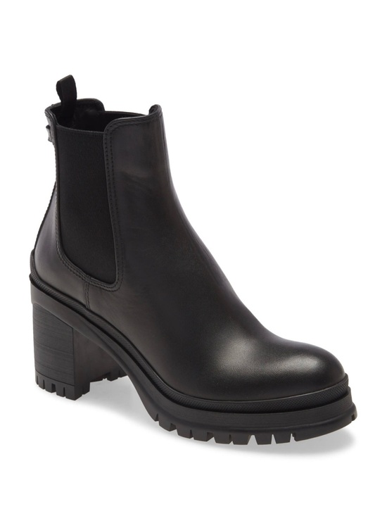 Prada Shoes - Prada Lug Sole Chelsea Boot Black